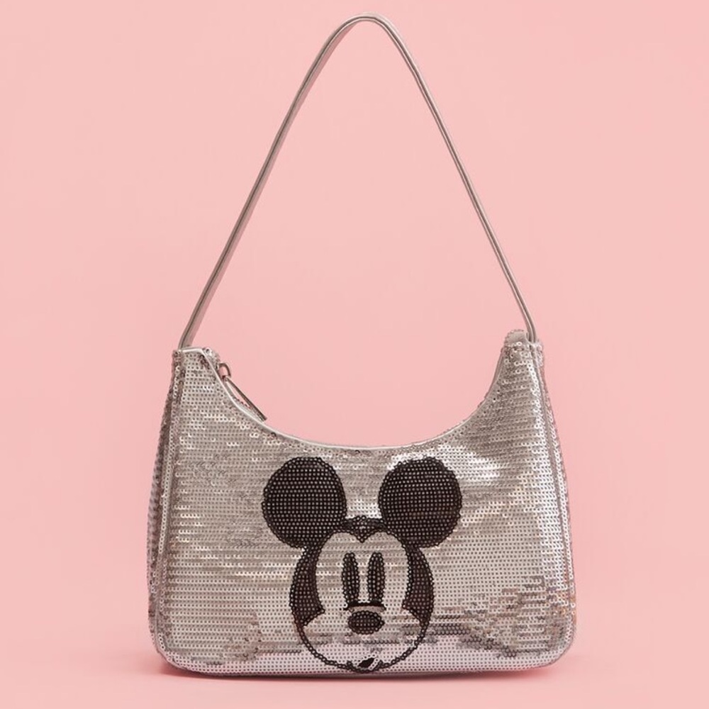 NEW Forever 21 x Disney Mickey Mouse Sequin Handbag Purse
